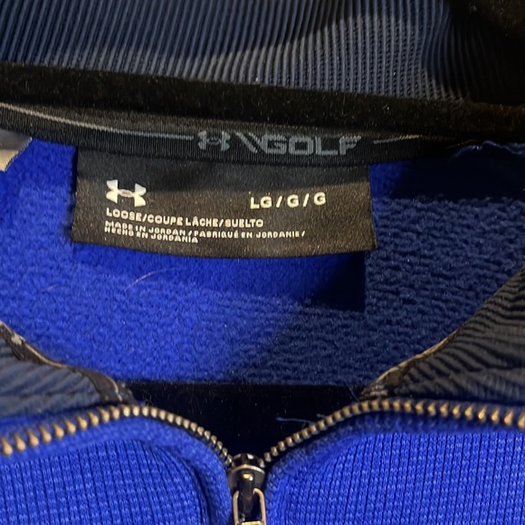 Under Armour Golf Half Zip Pullover size Large - Picture 4 of 5